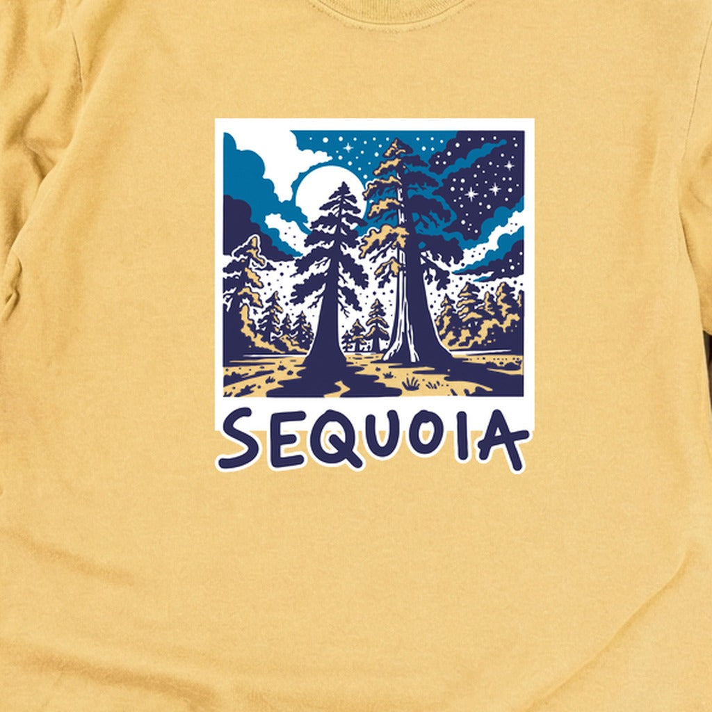 Sequoia at Night Cotton Long Sleeve