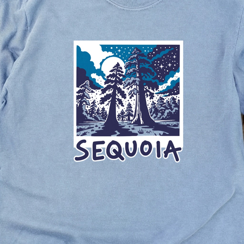 Sequoia at Night Cotton Long Sleeve