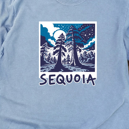 Sequoia at Night Cotton Long Sleeve