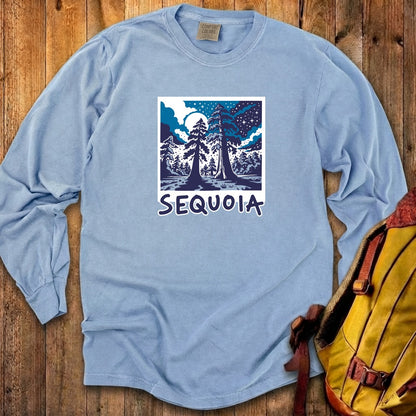 Sequoia at Night Cotton Long Sleeve