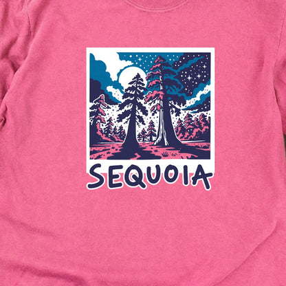 Sequoia at Night Cotton Long Sleeve