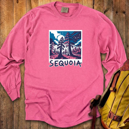 Sequoia at Night Cotton Long Sleeve