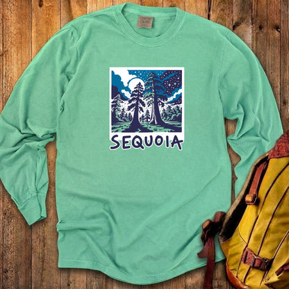Sequoia at Night Cotton Long Sleeve