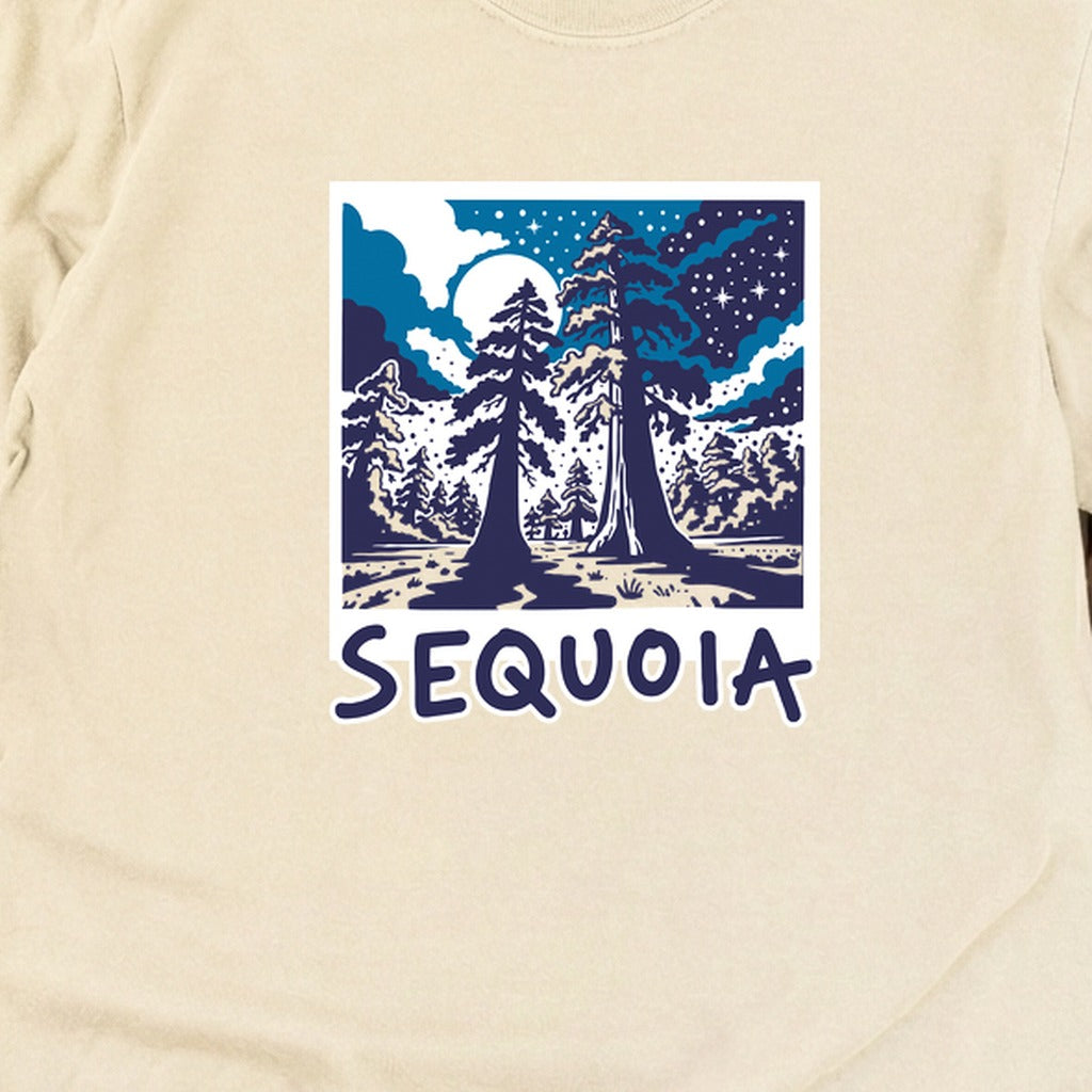 Sequoia at Night Cotton Long Sleeve