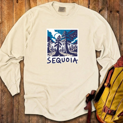Sequoia at Night Cotton Long Sleeve