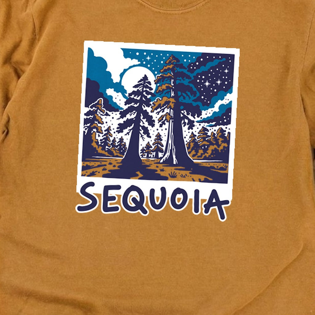 Sequoia at Night Cotton Long Sleeve