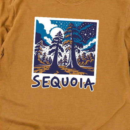 Sequoia at Night Cotton Long Sleeve