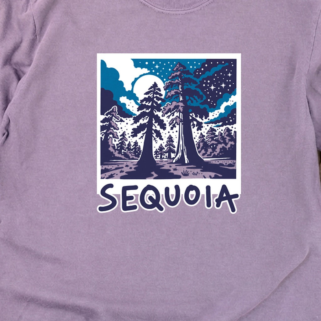 Sequoia at Night Cotton Long Sleeve