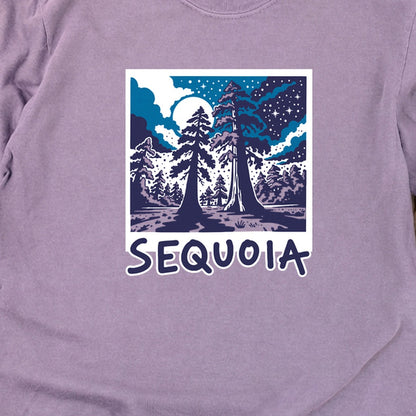 Sequoia at Night Cotton Long Sleeve
