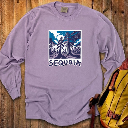 Sequoia at Night Cotton Long Sleeve