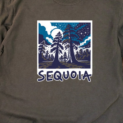Sequoia at Night Cotton Long Sleeve