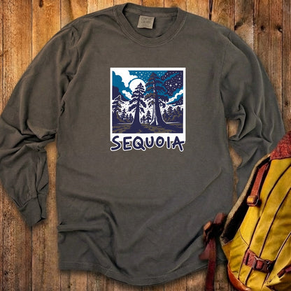 Sequoia at Night Cotton Long Sleeve