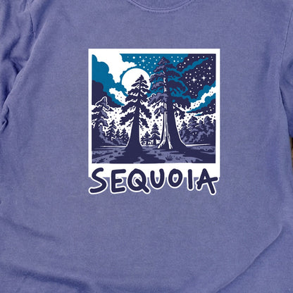 Sequoia at Night Cotton Long Sleeve