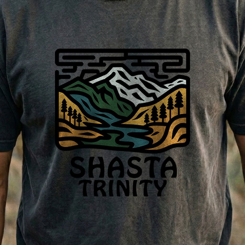 Shasta-Trinity National Forest Cotton T-Shirt