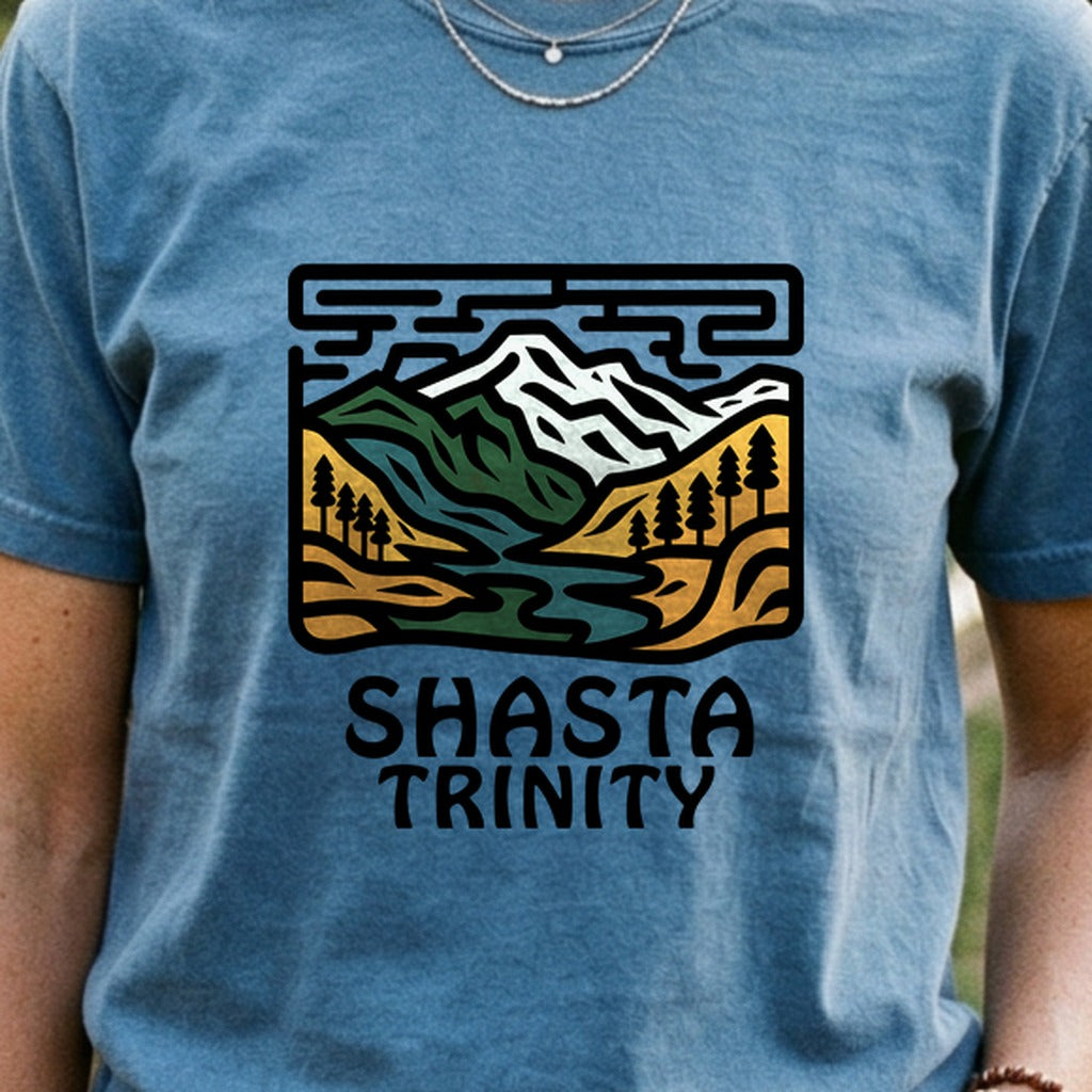 Shasta-Trinity National Forest Cotton T-Shirt