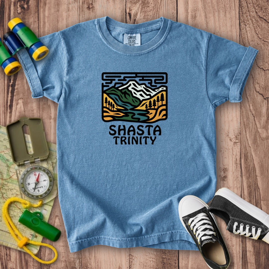 Shasta-Trinity National Forest Kids Cotton T-Shirt