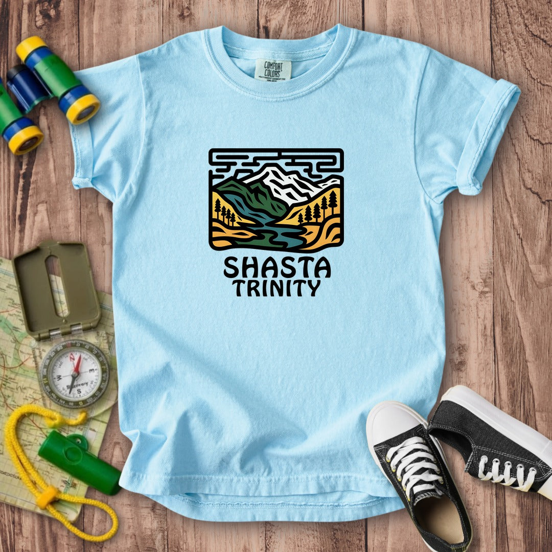 Shasta-Trinity National Forest Kids Cotton T-Shirt