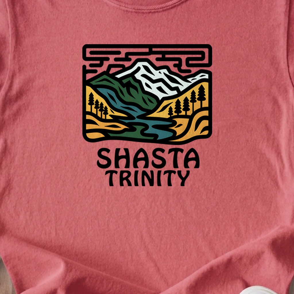 Shasta-Trinity National Forest Kids Cotton T-Shirt