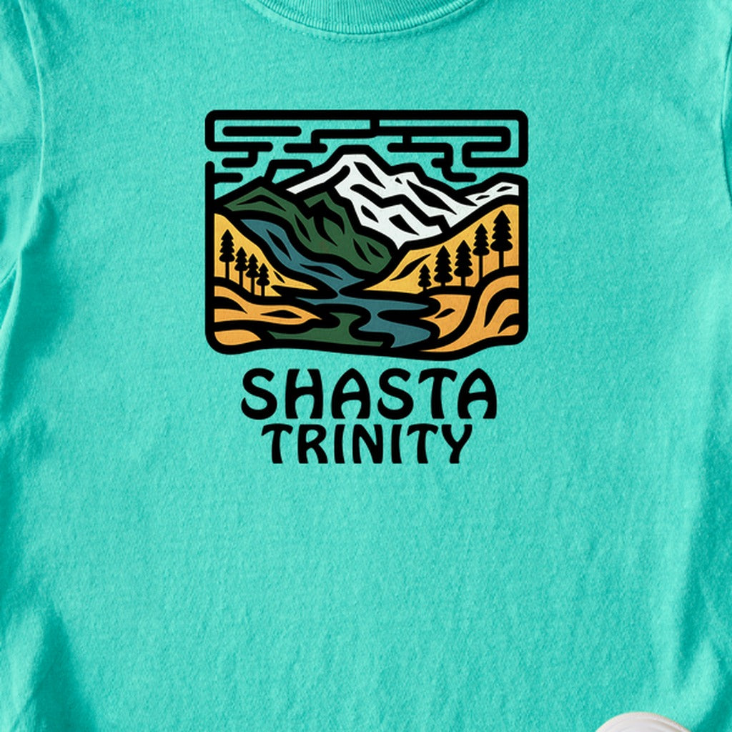 Shasta-Trinity National Forest Kids Cotton T-Shirt