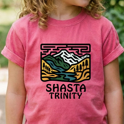 Shasta-Trinity National Forest Kids Cotton T-Shirt