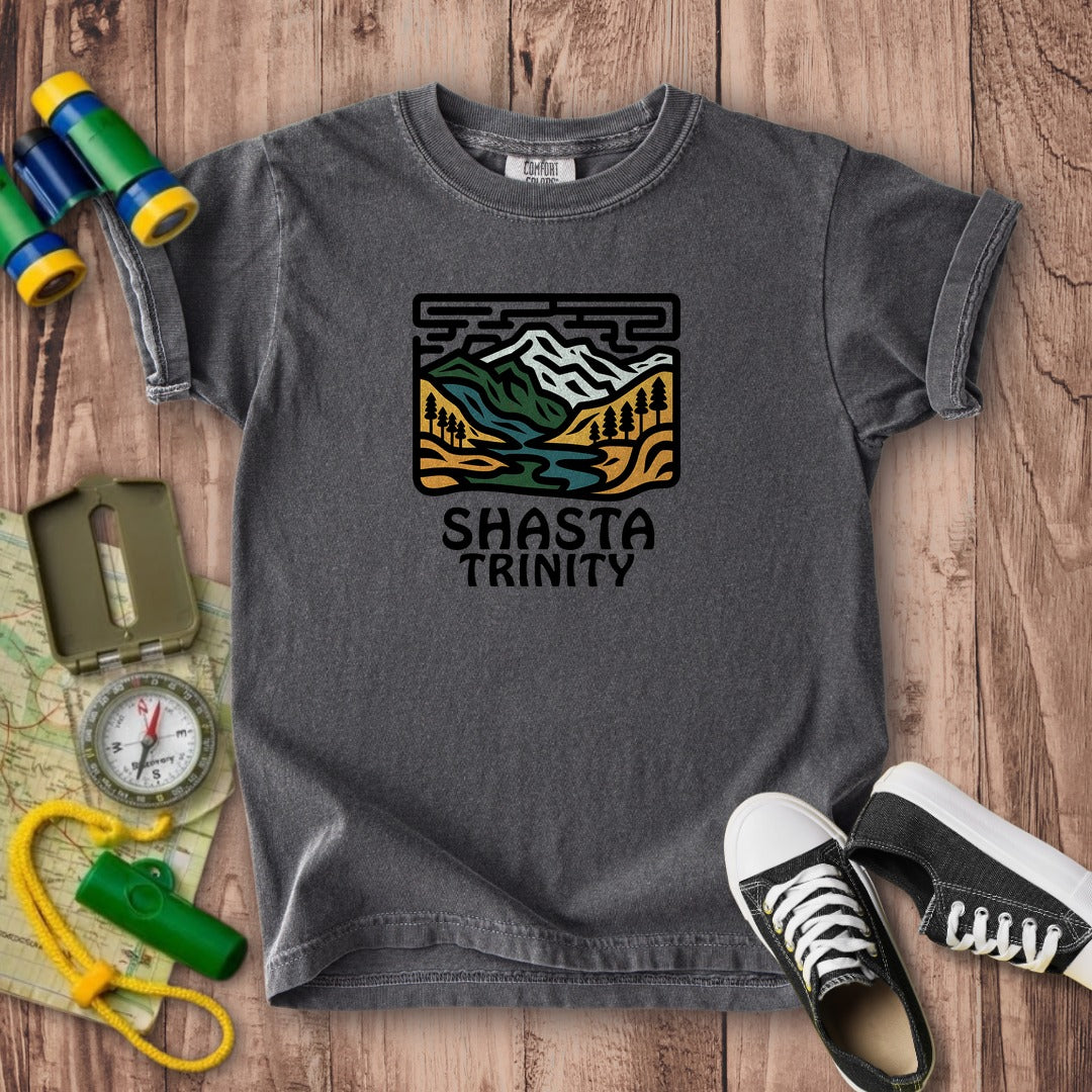Shasta-Trinity National Forest Kids Cotton T-Shirt