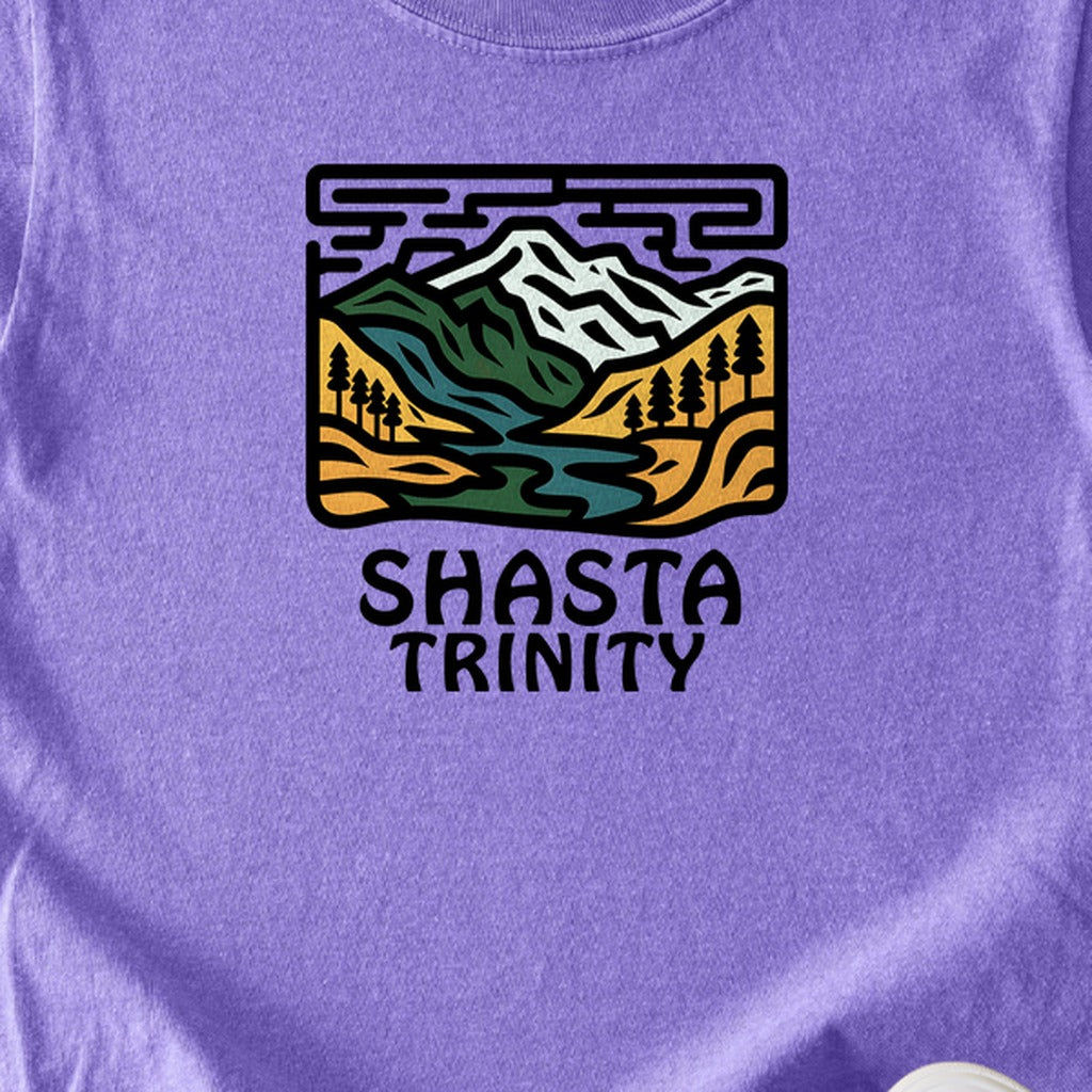 Shasta-Trinity National Forest Kids Cotton T-Shirt