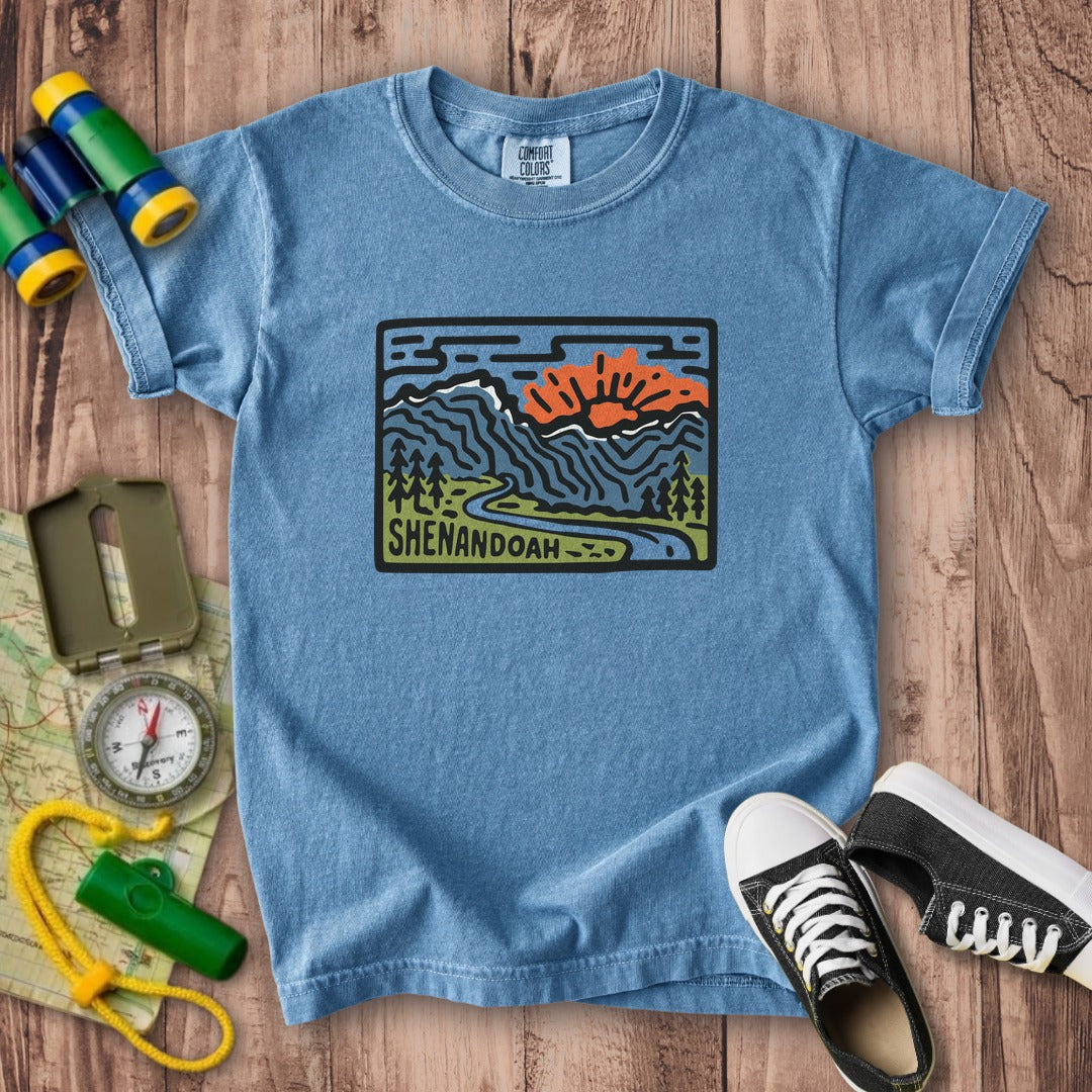 Shenandoah National Park Kids Cotton T-Shirt