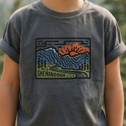 Shenandoah National Park Kids Cotton T-Shirt