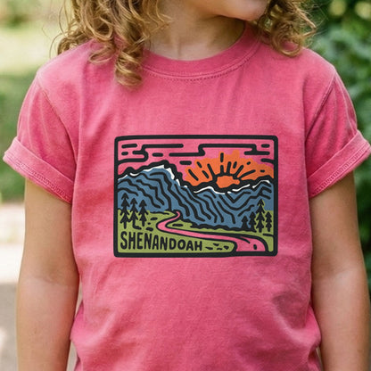 Shenandoah National Park Kids Cotton T-Shirt