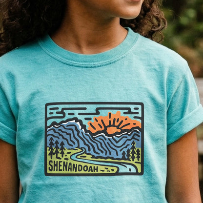 Shenandoah National Park Kids Cotton T-Shirt
