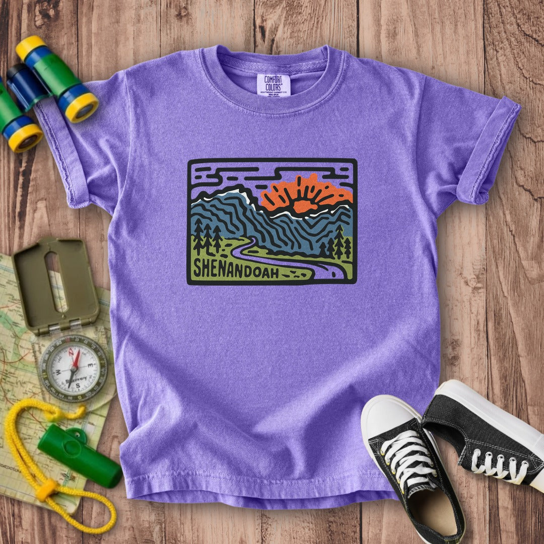 Shenandoah National Park Kids Cotton T-Shirt