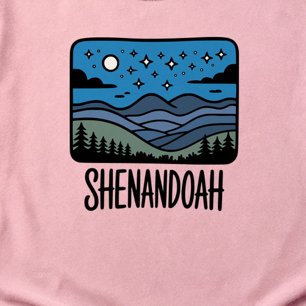 Shenandoah at Night Cotton T-Shirt