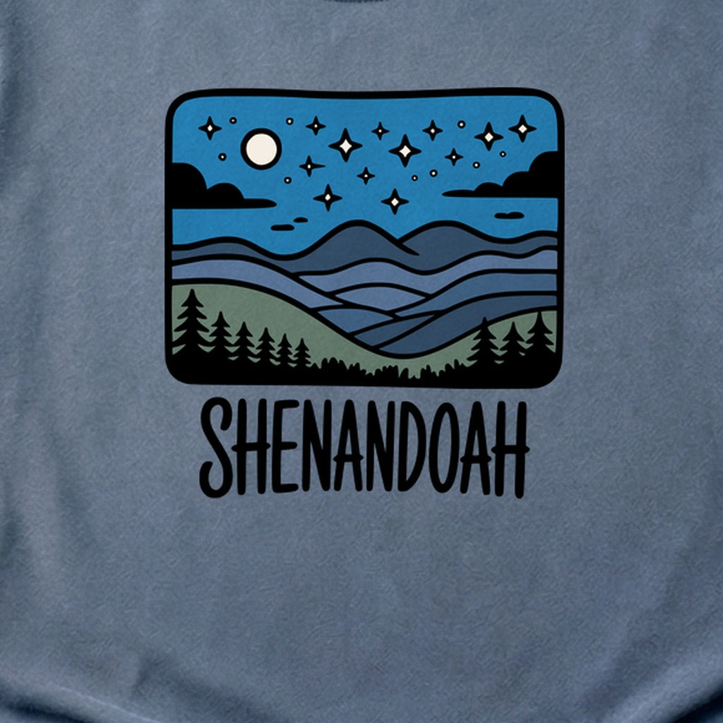 Shenandoah at Night Cotton T-Shirt