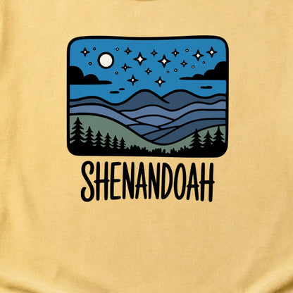 Shenandoah at Night Cotton T-Shirt
