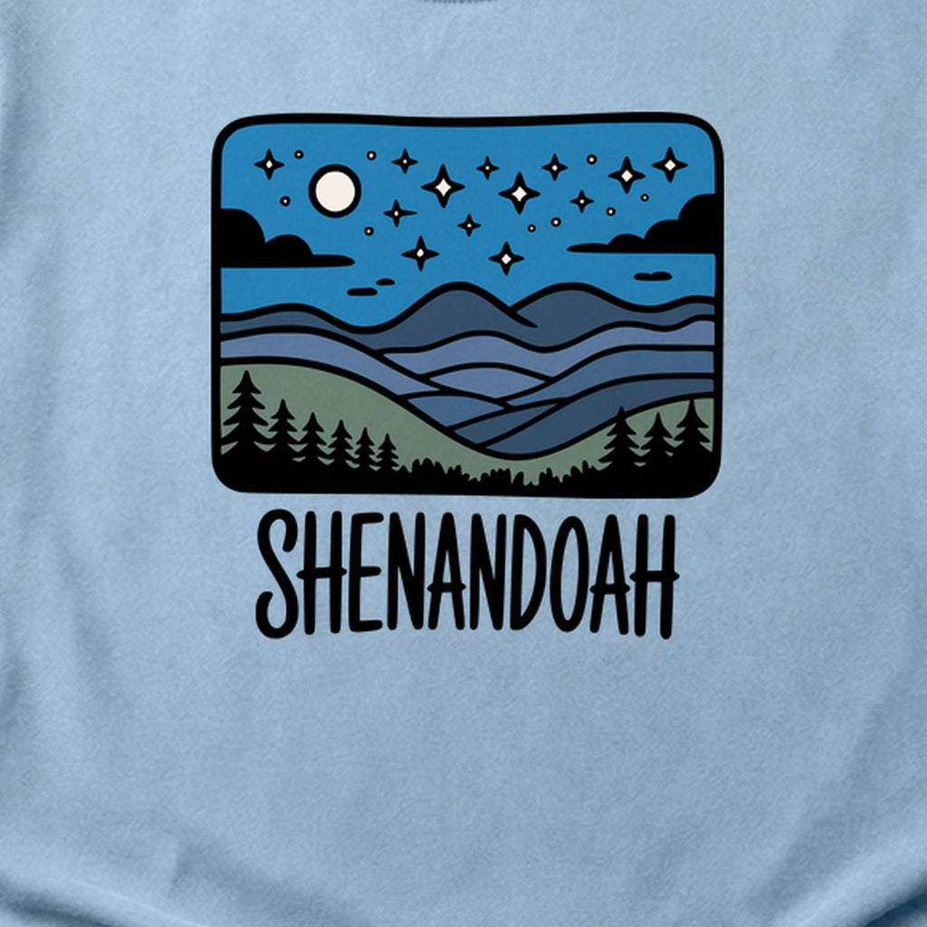 Shenandoah at Night Cotton T-Shirt