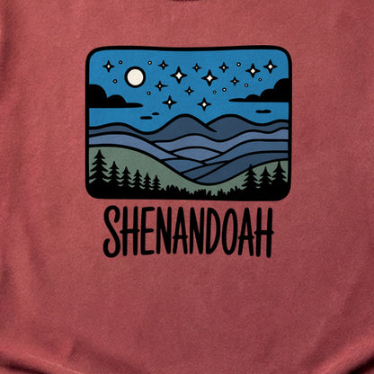 Shenandoah at Night Cotton T-Shirt