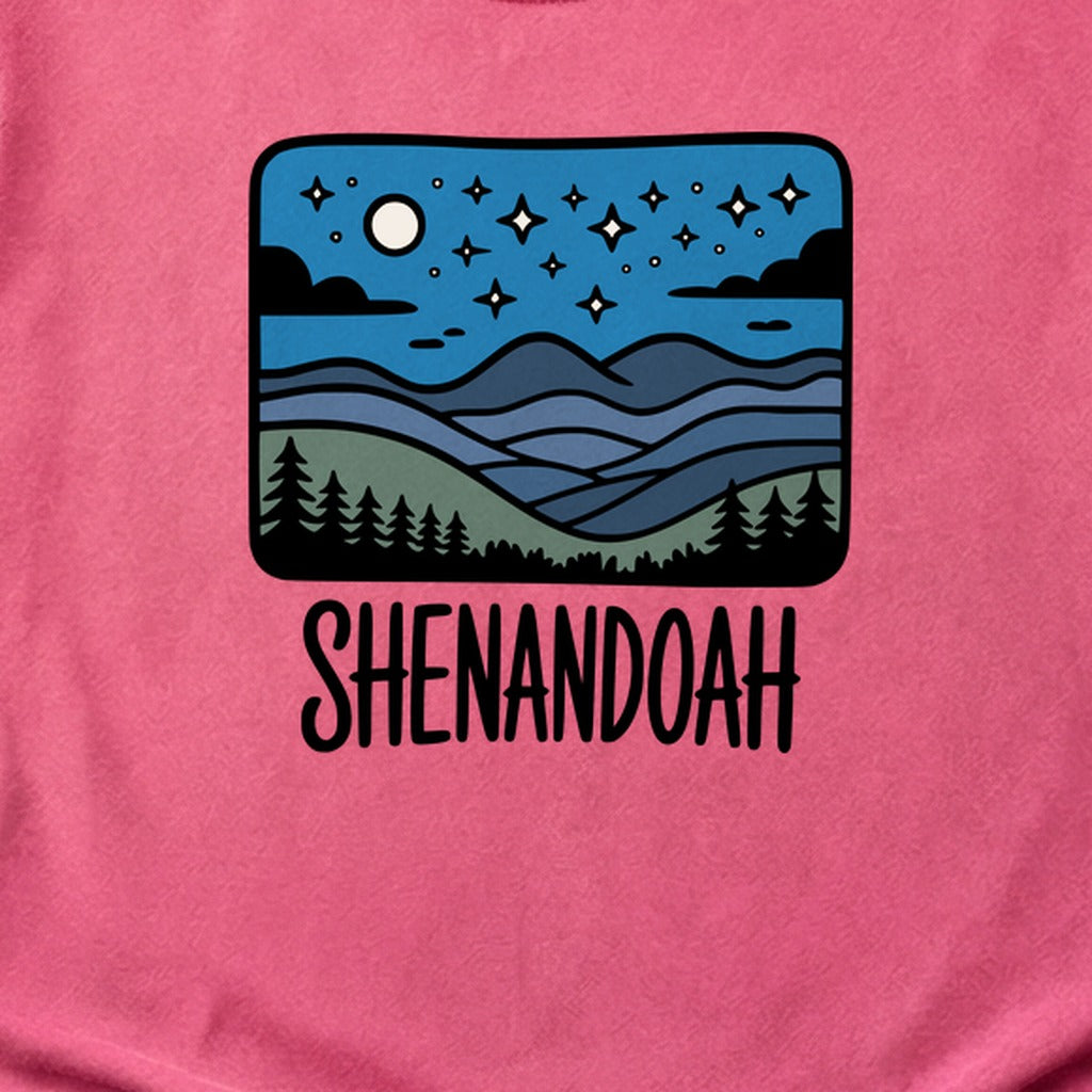 Shenandoah at Night Cotton T-Shirt