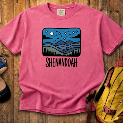Shenandoah at Night Cotton T-Shirt