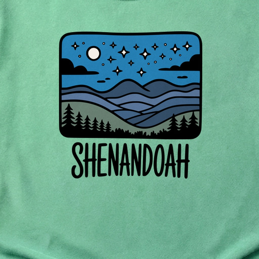 Shenandoah at Night Cotton T-Shirt