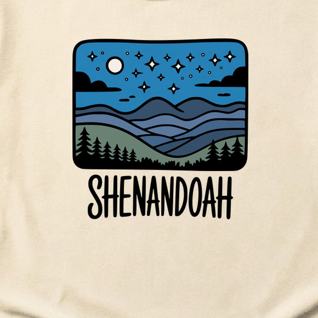 Shenandoah at Night Cotton T-Shirt