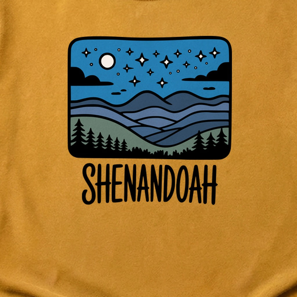 Shenandoah at Night Cotton T-Shirt