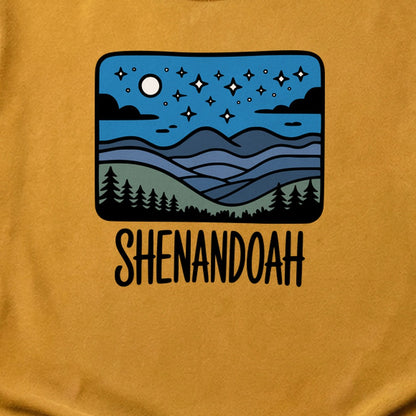 Shenandoah at Night Cotton T-Shirt