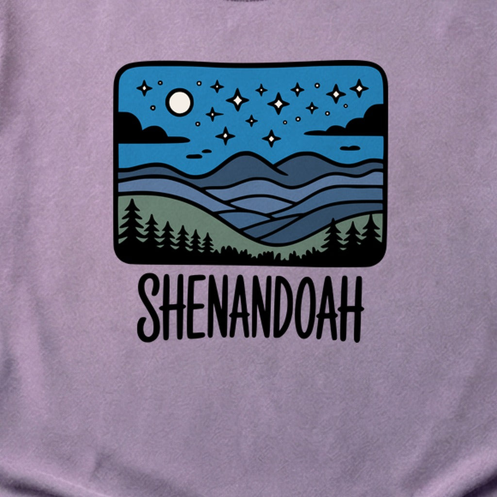 Shenandoah at Night Cotton T-Shirt