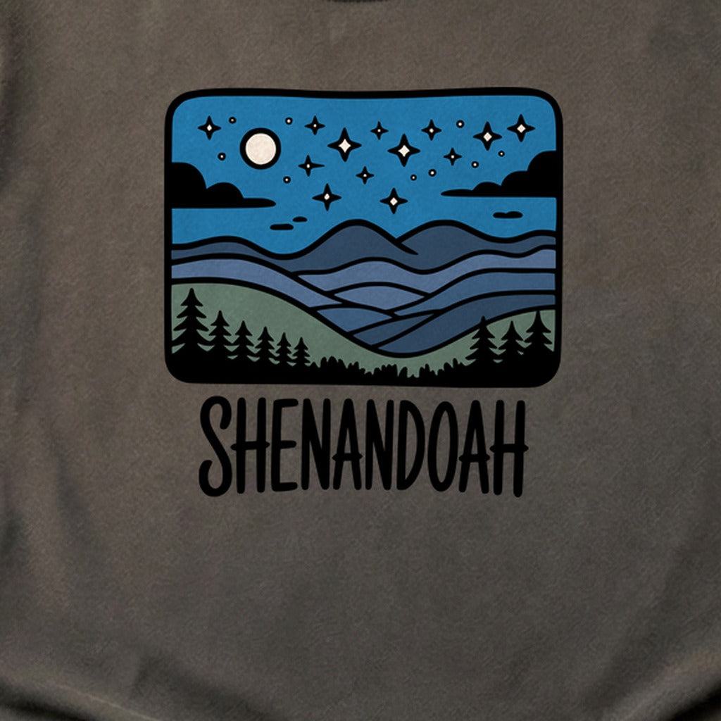 Shenandoah at Night Cotton T-Shirt