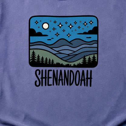 Shenandoah at Night Cotton T-Shirt