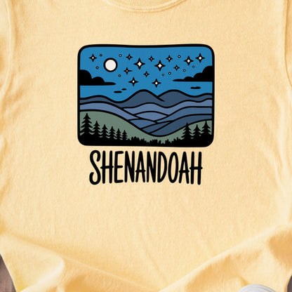 Shenandoah at Night Kids Cotton T-Shirt