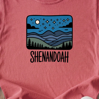 Shenandoah at Night Kids Cotton T-Shirt