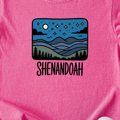 Shenandoah at Night Kids Cotton T-Shirt