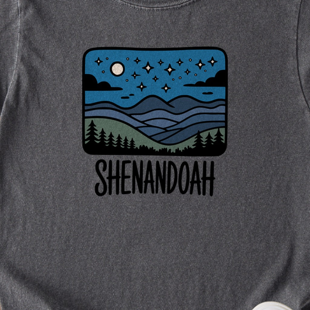 Shenandoah at Night Kids Cotton T-Shirt