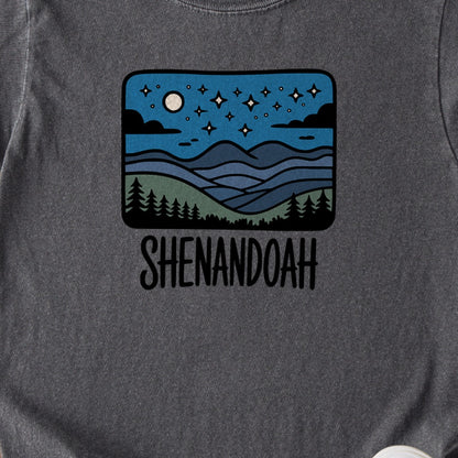 Shenandoah at Night Kids Cotton T-Shirt